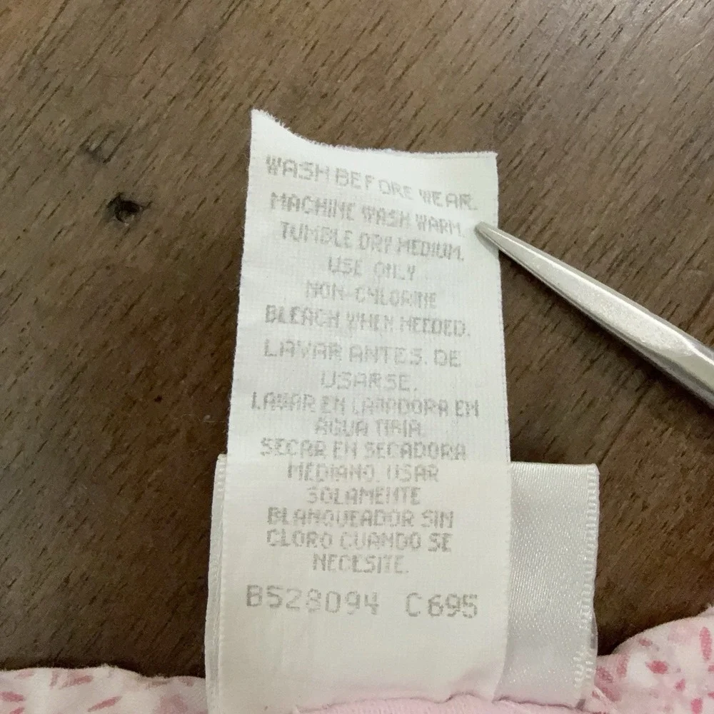 Vtg Carters Pink Baby Blanket Moon Dog Bunny Rabbit If They Could Stay Little